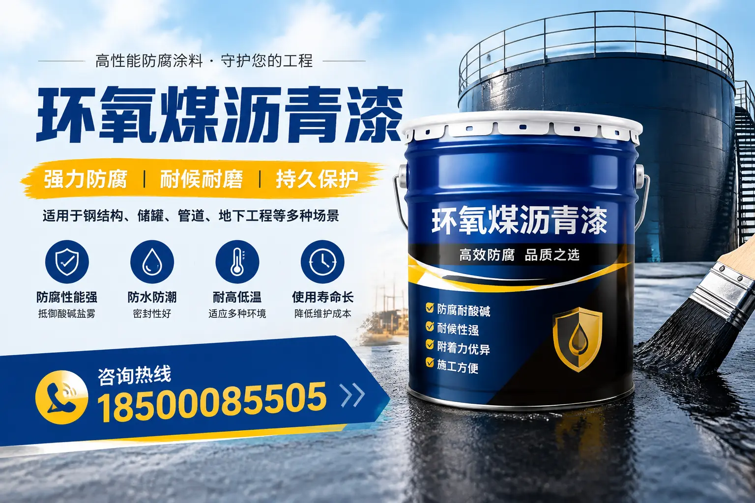 环氧煤沥青漆在工业中的应用，滁州企业的选择